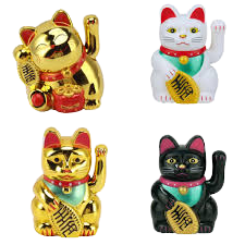 Gato da Sorte Maneki Neko Movido a Energia Solar - Imagem 4